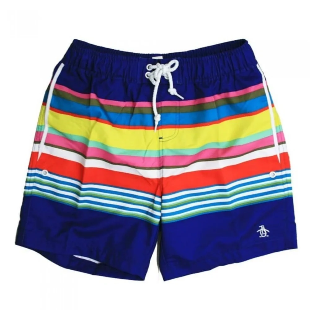 Original Penguin Volley Mazarine Blue Swim Shorts